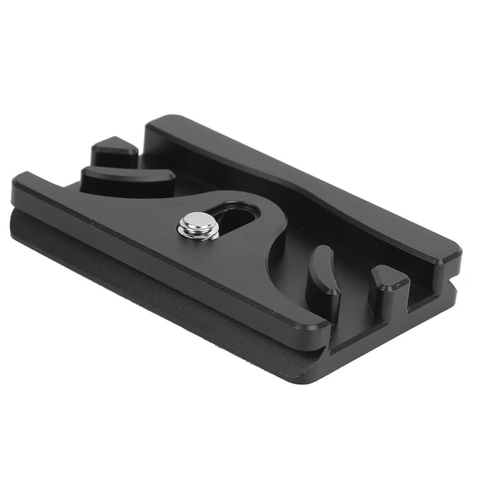 Multifunctionele Legering Bevestigingsplaat Camera Snelontgrendelingsplaat Wikkelklem Clip Zwart black