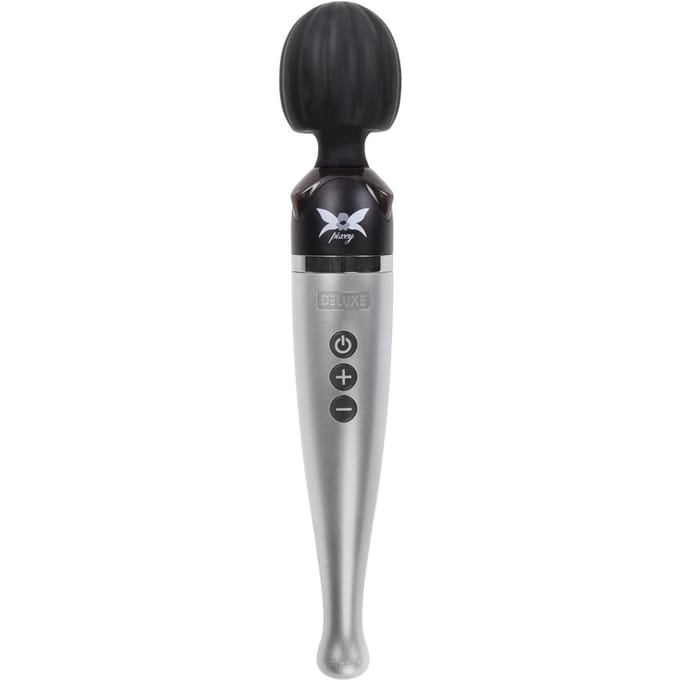 Pixey - DeLuxe Silver Edition - Oplaadbare Wand Vibrator - De krachtigste Pixey die er is!)