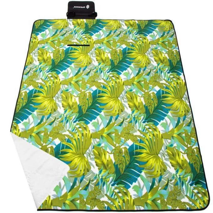 Springos Picknickkleed | Picknickdeken | Buitenkleed | Picknick | 200 x 200 cm | Groen