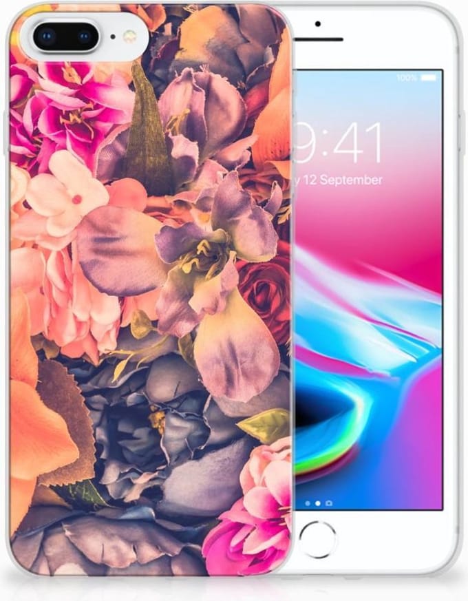 Apple iPhone 7 Plus | 8 Plus TPU Case Bosje Bloemen