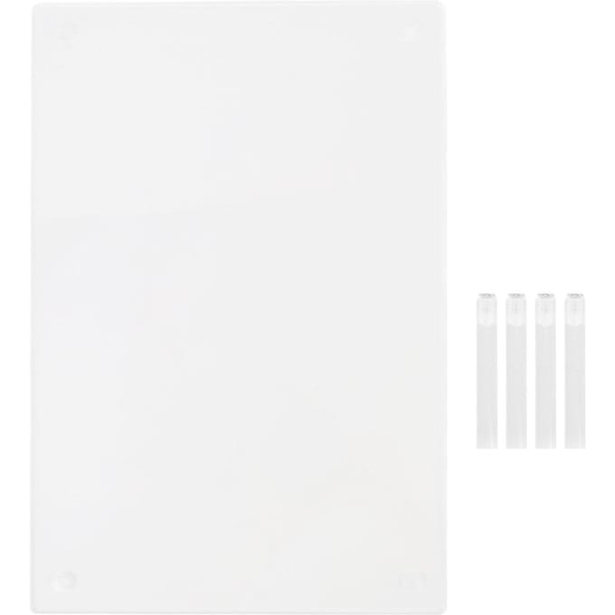 Acryl Laptopstandaard Multifunctionele Desktop Kantoorplank Laptopverhoger voor TV Computer 3.3in white