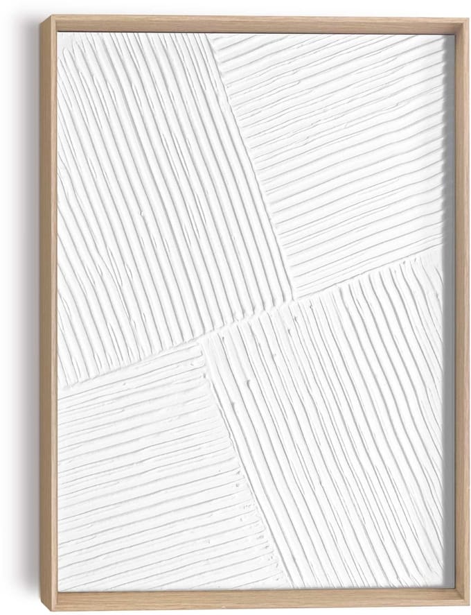 Schilderij 3D Art Diagonaal - 40 x 30 - Hout - REINDERS