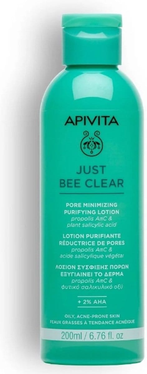 Apivita Face Care Just Bee Clear Pore Minimizing Purifying Lotion 200ml