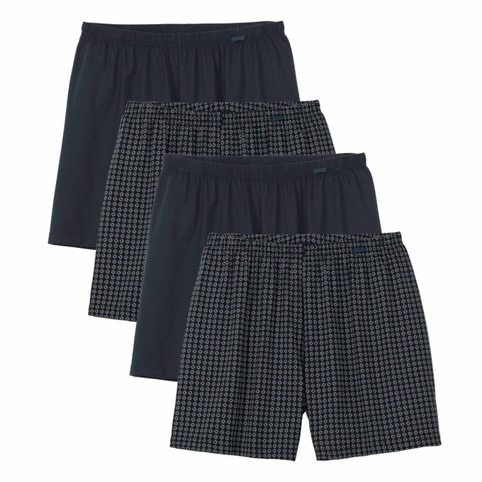 CALIDA Geweven boxershorts Prints Benefits 4P Verpakking van 4