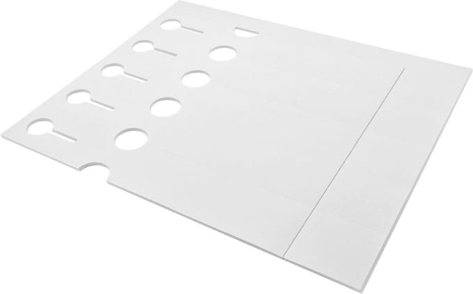 CombiCraft sleufetiketten met afscheurstrook voor laserprinters 250x38mm - per 1000 stuks