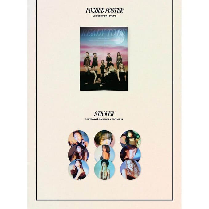 TWICE - REDY TO BE Digipack ver. NO POB_CHAEYOUNG
