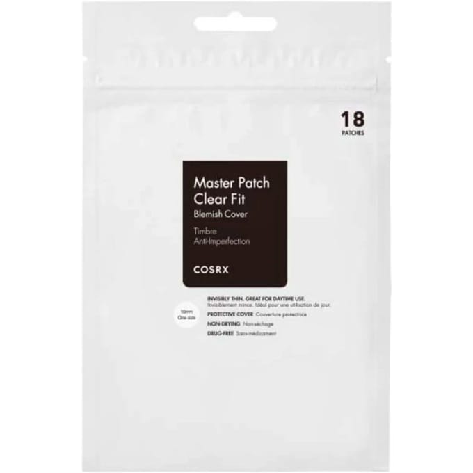 COSRX Clear Fit Master Patch 18 stuks – Acne Patches – Ultradun & Onzichtbaar