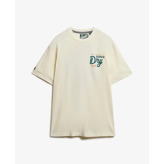 Superdry - Tap Room Oversized T-shirt - Heren - T-shirts
