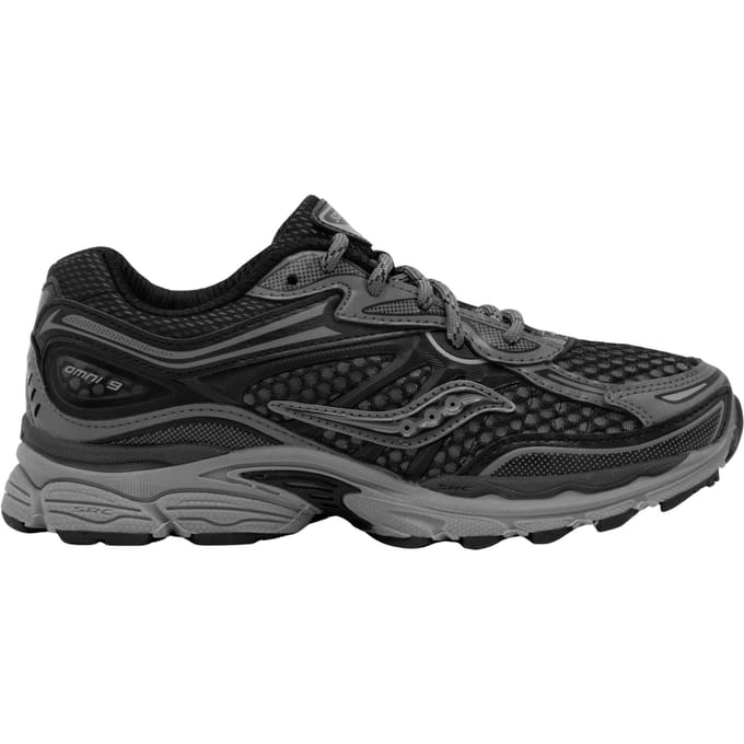 Saucony Progrid Omni 9 Kindersneakers - Zwart - Maat 36 - Mesh/Synthetisch