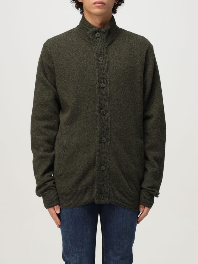 Barbour Zip Vest Lamswol Donkergroen - Maat L - Heren