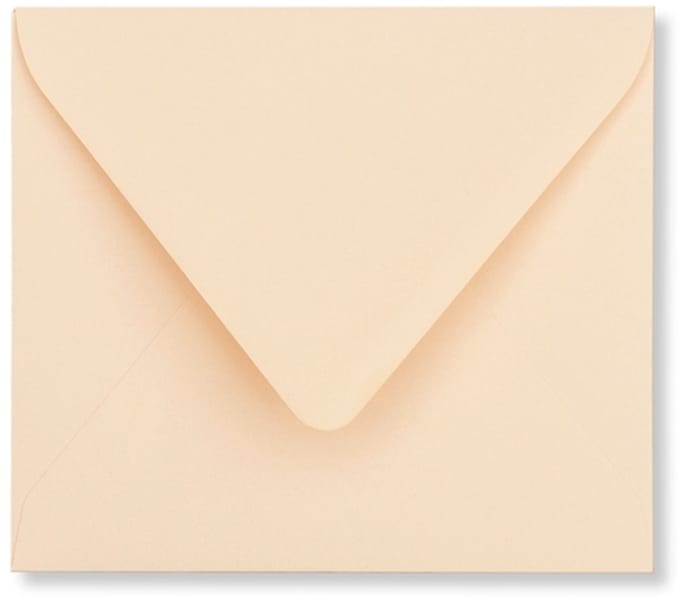 Envelop 12,5 x 14 Chamois, 60 stuks