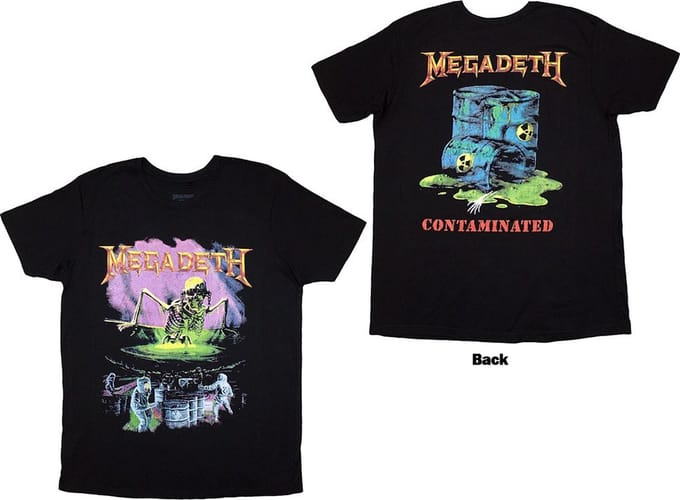 Megadeth - Contaminated Heren T-shirt - S - Zwart