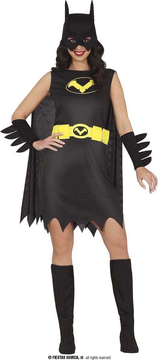 Batgirl Outfit Dames 5-delig - Maat S