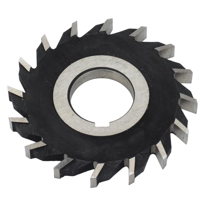 Fraise 16 dents Acier rapide Fraise disque pour usinage de plan 80 mm de diamètre