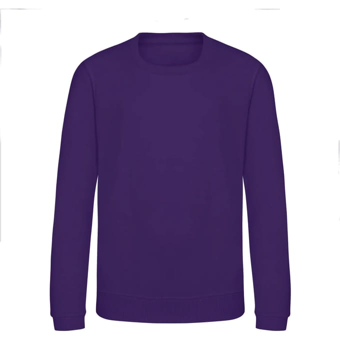 Just Hoods - AWDis Sweat Kinder - Purple maat 7/8 (M)