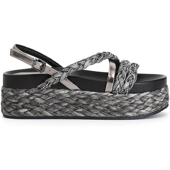 Sandalen met sleehak Café Noir C1HH9005