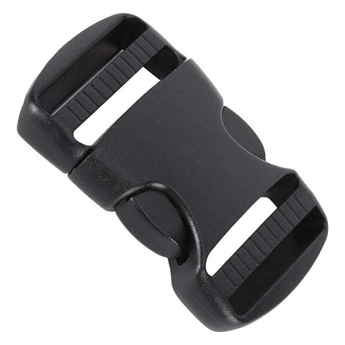 Lot de 5 boucles à dégagement rapide en plastique, double sangle réglable, remplacement pour sac à dos QYSC-201