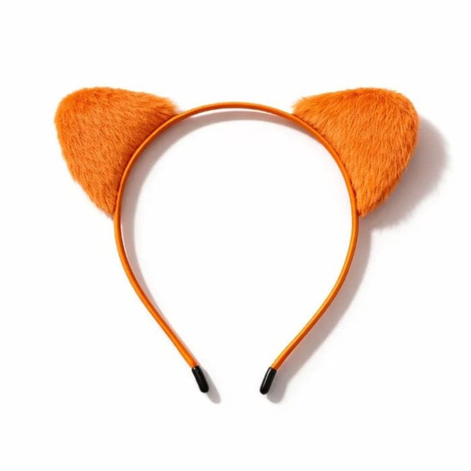 Diadeem kattenoren - Oranje - EK WK Koningsdag