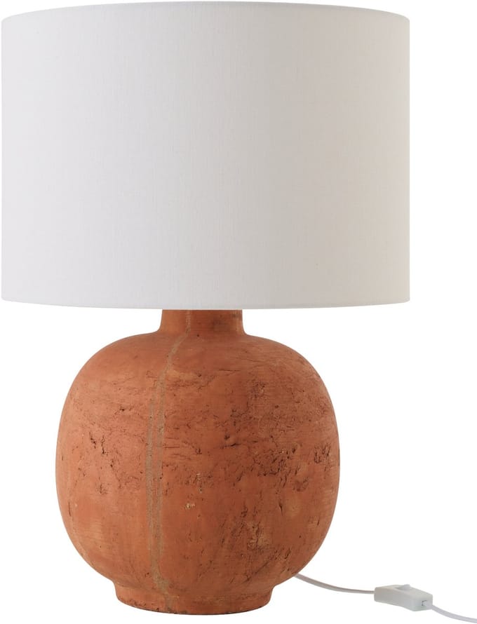 J-Line tafellamp Bal - keramiek - terracotta