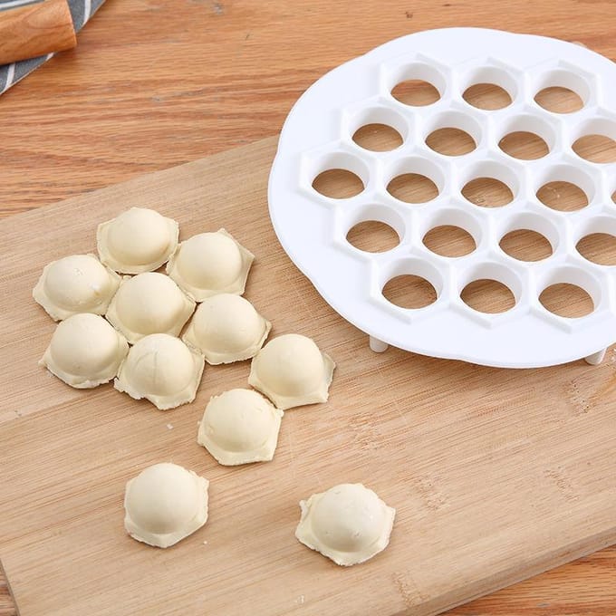 Presse à pâte de cuisine, moule de fabrication de boulettes wonton, petits outils de bricolage pour pâtes, 1 pièce blanc
