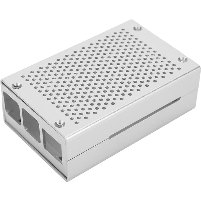 Koelschaal Aluminiumlegering Warmteafvoer Behuizing met Ventilator voor Raspberry Pi 4 Model B
