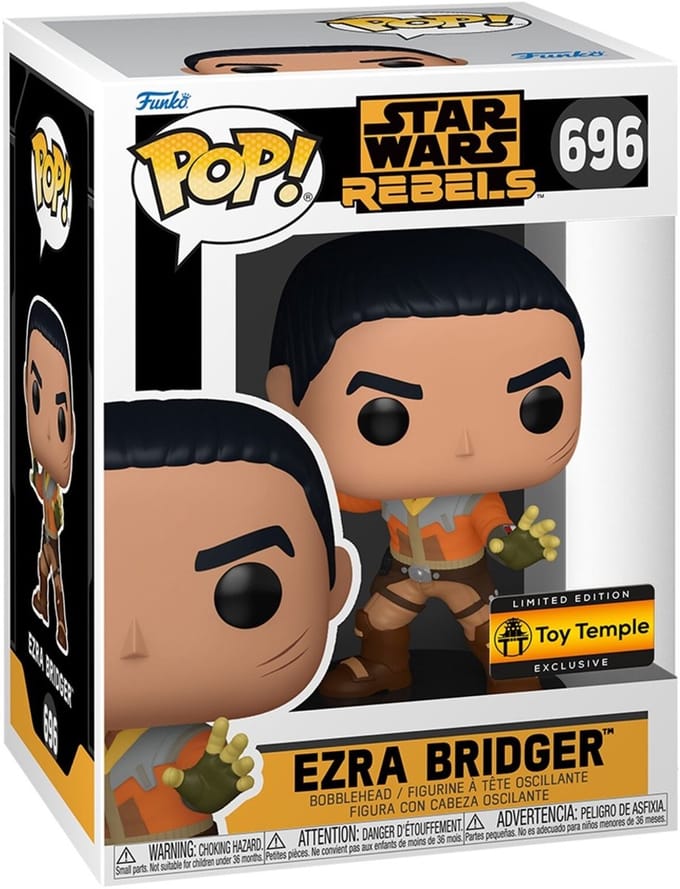 Funko Pop! Star Wars Rebels - Ezra Bridger #696 Toy Temple Exclusive