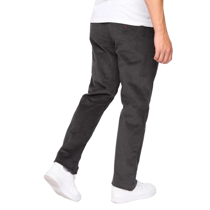 Crosshatch Heren Cordout Losse Broek (Antraciet)
