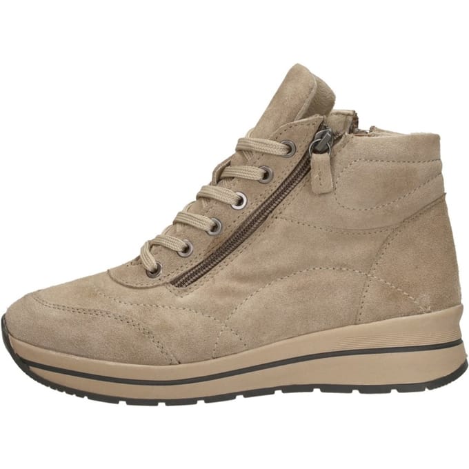 SUB55 Comfort Collection Ruby 92 Veterschoenen Hoog - Beige - Maat 36