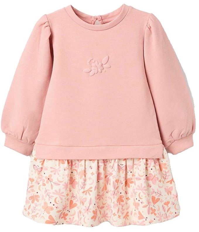 Zippy 3107459801 Lang Mouw Jurk Roze 6-9 Months Meisje