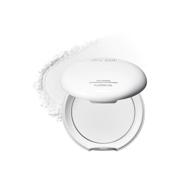 Missha, Airy Pod Geperst Poeder, Transparant, 0,17 oz (5 g) white