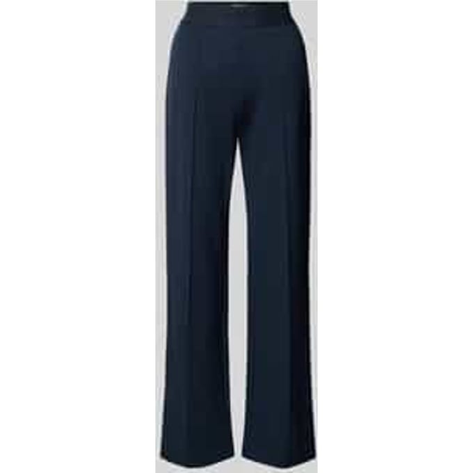 Broek van viscosemix met wijde pijpen