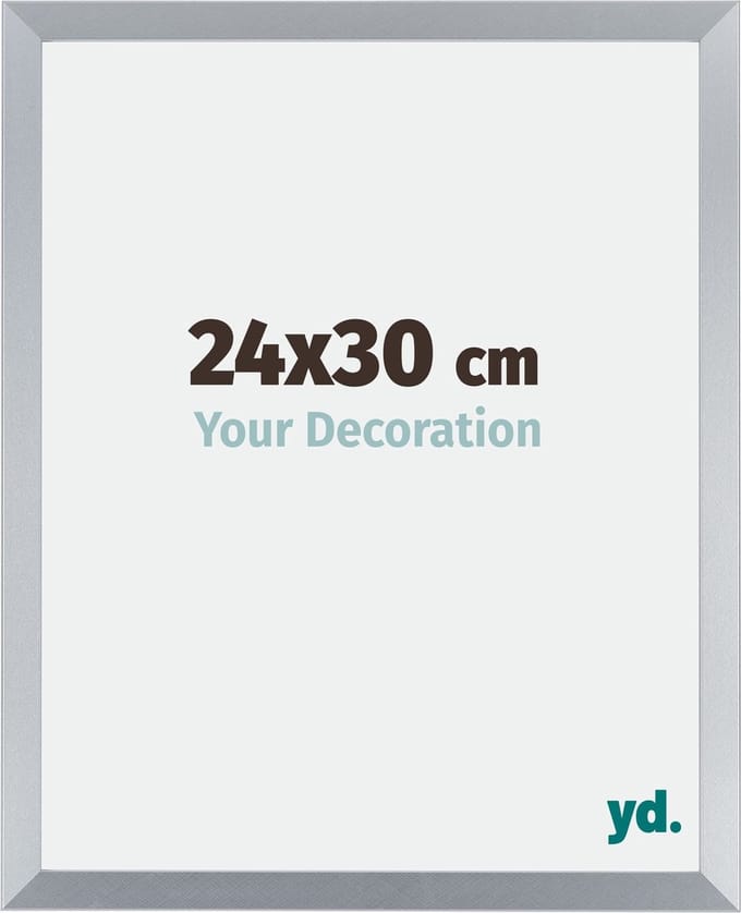 Your Decoration - Fotolijst 24x30 cm - MDF - Zilver Glans - Catania
