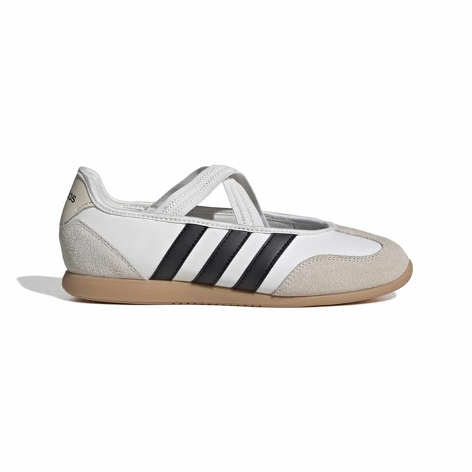 sneakers van echt leer met elastische bandjes model 'BARREDA MARY JANE'