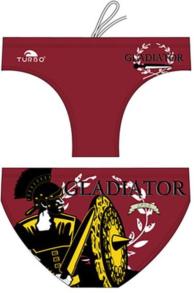 Turbo Gladiator Zwemslip Rood L Man