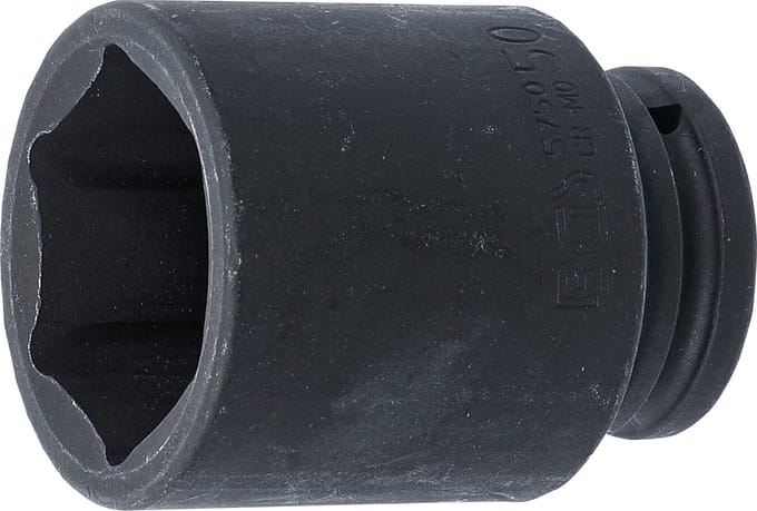 BGS Kracht dopsleuteldop zeskant, diep 3/4 50 mm