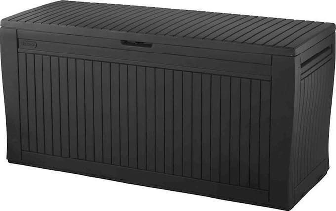 Keter Kussenbox Comfy - Kunststof - Antraciet - 270l - 116,7x44,7x57cm