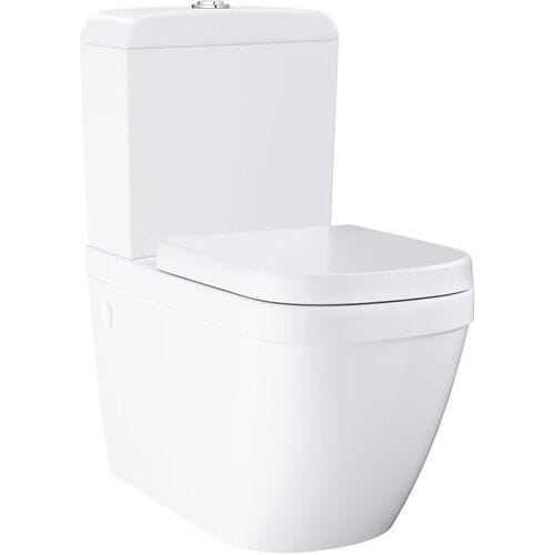 Grohe Euro Ceramic - WC combiset met reservoir en softclose zitting, rimless, alpine wit 39462000
