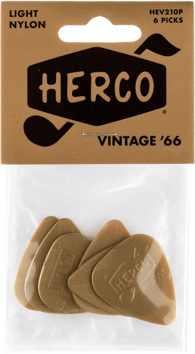 Herco - Vintage '66 - Plectrum - Light - 6-pack