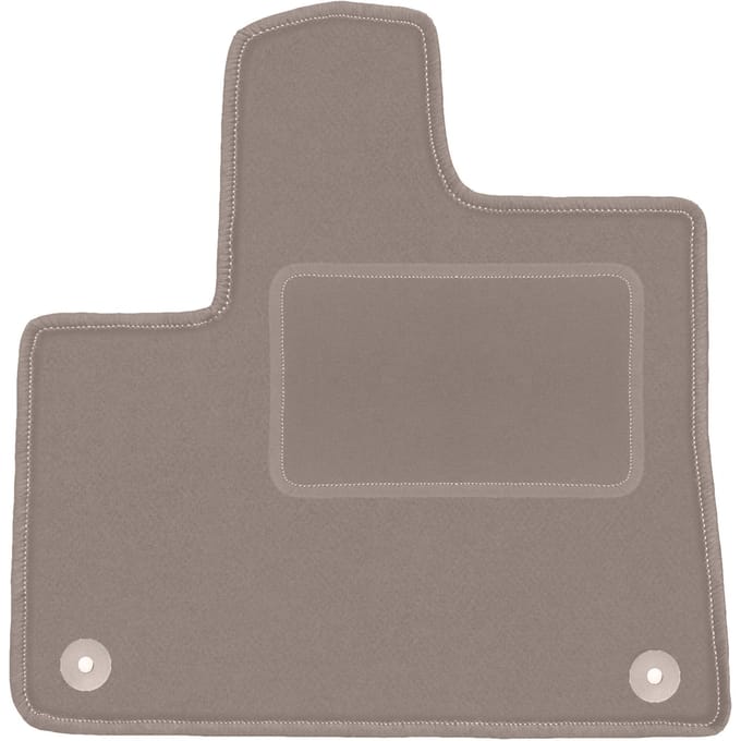 Beige bestuurdersmat voor: Citroen Rifter combivan (2018-)