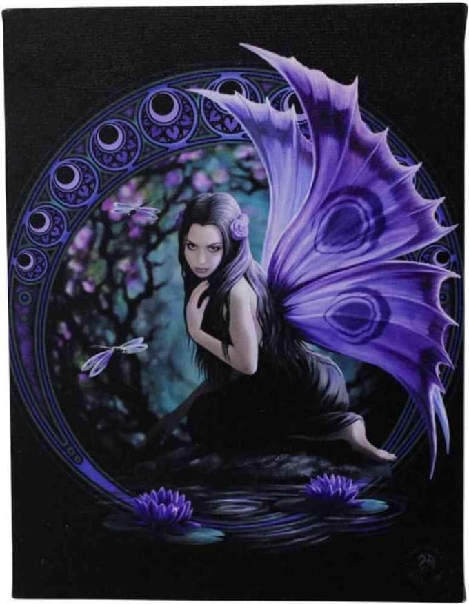 Anne Stokes Niaid canvas schilderij
