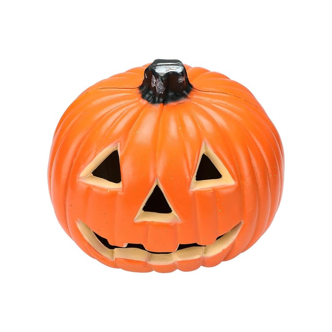 Halloween Pasen Gezicht Grappig Hallow Pompoen Lichtjes Versieren Vakantie Decoraties orange