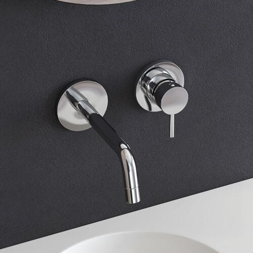 Kronenbach Lima 2.0 wall-mounted basin mixer 17.5 cm incl. basic body 100.1814CRKBN