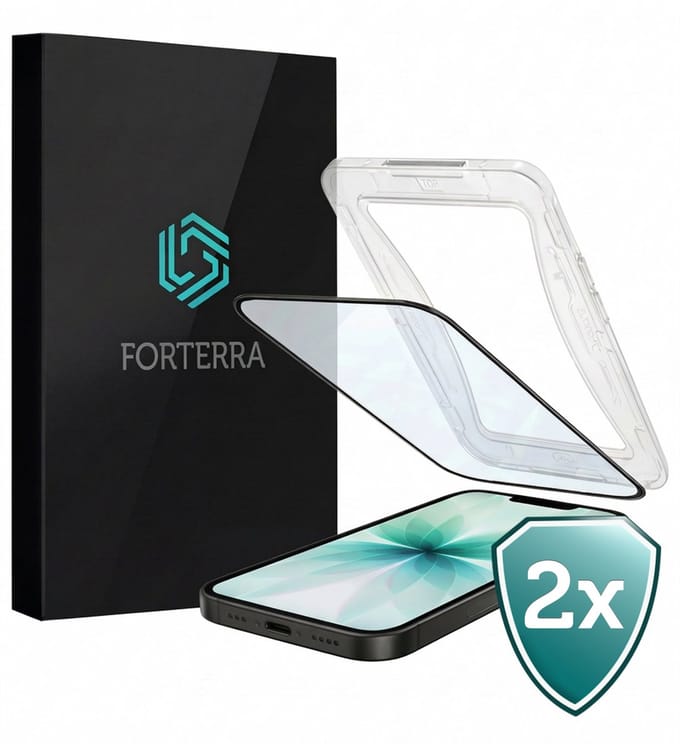 Screenprotector 2 Stuks - Geschikt voor Apple iPhone 17 - Met Installatie Kit - Beschermglas - Gehard Glas - Tempered Glass - Screen Protector