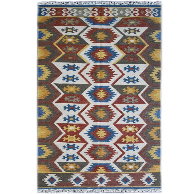 Vloerkleed Ivory handgemaakt wol | Bakero