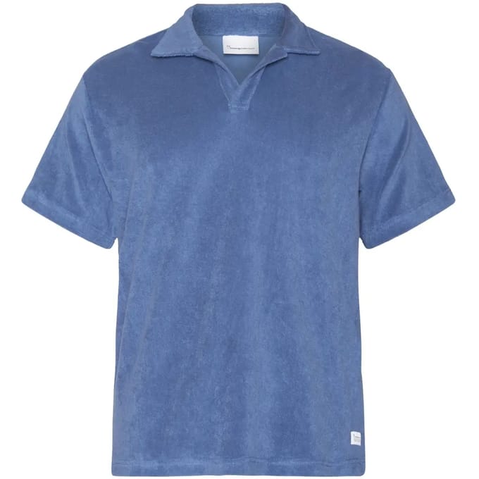 Polo terry KnowledgeCotton Apparel Loose GOTS/Vegan