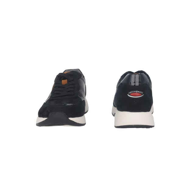 Gabor rollingsoft sensitive 76.948.87 - dames rollende wandelsneaker - Zwart - maat 37 (EU) 4 (UK)