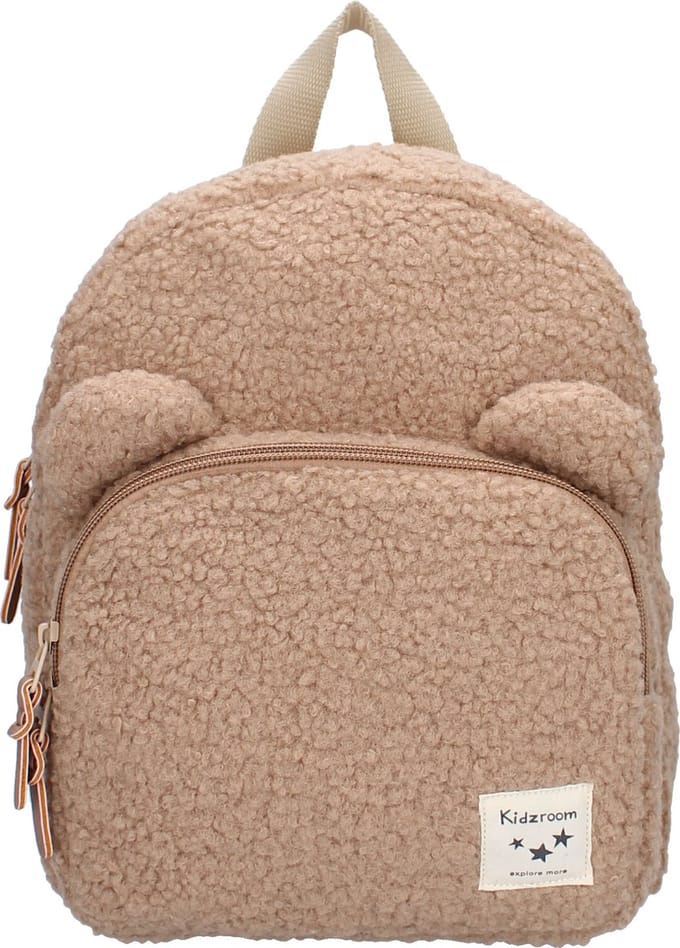 Kidzroom Beary Excited Rugzak - Beige - Teddy - Beer