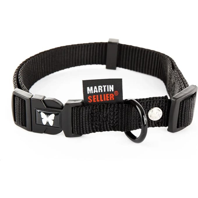 Verstelbare nylon hondenhalsband Martin Sellier 20-40/55
