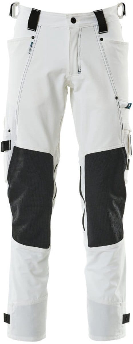 Mascot Advanced Broek met kniezakken 17079-311 - Wit - C48 - 90