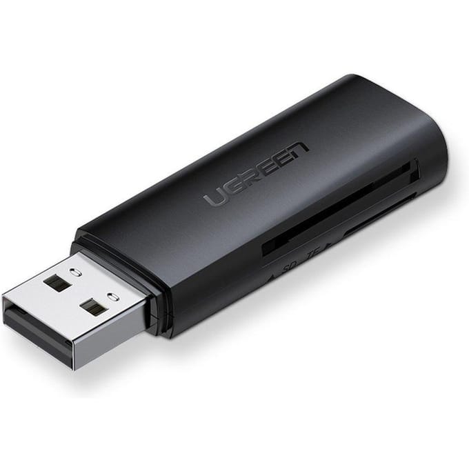 Ugreen - CM264 - USB 3.0 SD/TF-kaartlezer - zwart